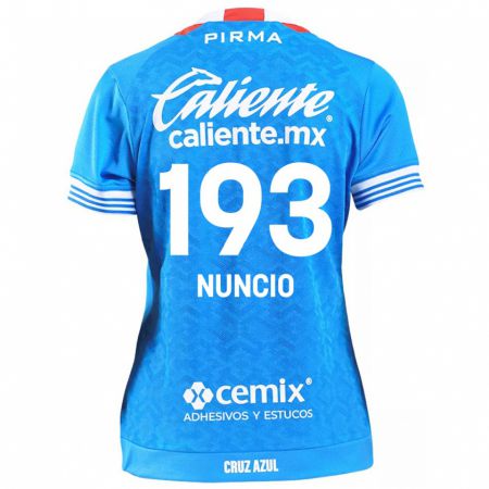 Kandiny Kinderen Jorge Nuncio #193 Hemelsblauw Thuisshirt Thuistenue 2024/25 T-Shirt België