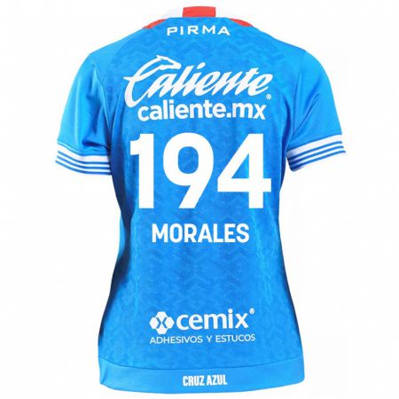 Kandiny Kinderen Amaury Morales #194 Hemelsblauw Thuisshirt Thuistenue 2024/25 T-Shirt België