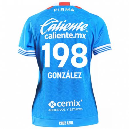 Kandiny Niño Camiseta Kenneth González #198 Cielo Azul 1ª Equipación 2024/25 La Camisa México