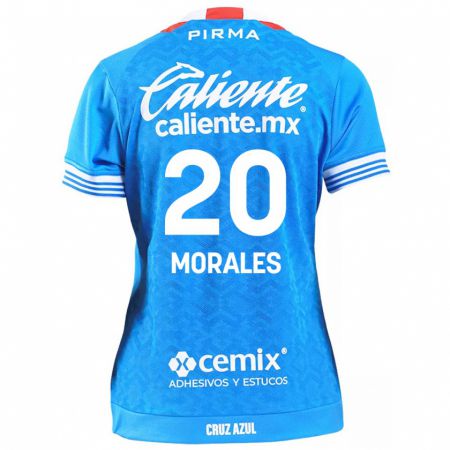 Kandiny Bambino Maglia Iván Morales #20 Cielo Blu Kit Gara Home 2024/25 Maglietta