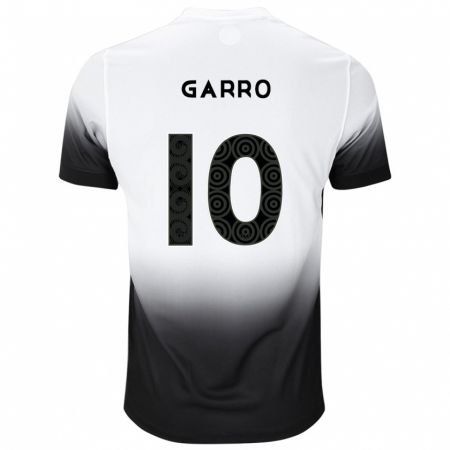 Kandiny Bambino Maglia Rodrigo Garro #10 Bianco Nero Kit Gara Home 2024/25 Maglietta