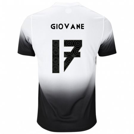 Kandiny Bambino Maglia Giovane #17 Bianco Nero Kit Gara Home 2024/25 Maglietta