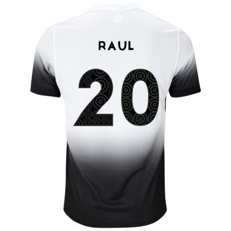 Kandiny Bambino Maglia Pedro Raul #20 Bianco Nero Kit Gara Home 2024/25 Maglietta