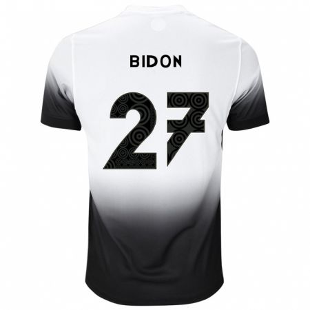 KandinyキッズBreno Bidon#27白黒ホームシャツ2024/25ジャージーユニフォーム