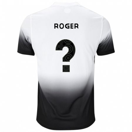 Kandiny Kinder Matheus Roger #0 Weiß Schwarz Heimtrikot Trikot 2024/25 T-Shirt Österreich