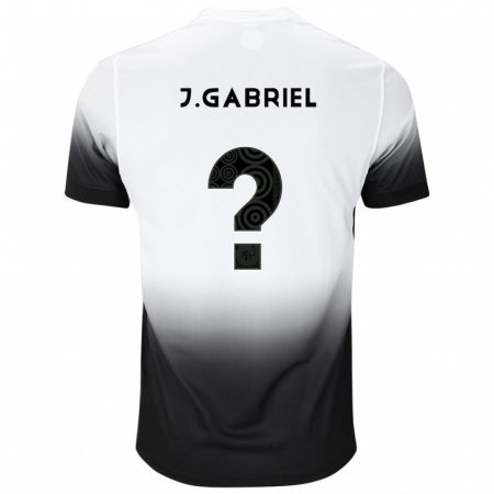 Kandiny Kinderen João Gabriel #6 Wit Zwart Thuisshirt Thuistenue 2024/25 T-Shirt België