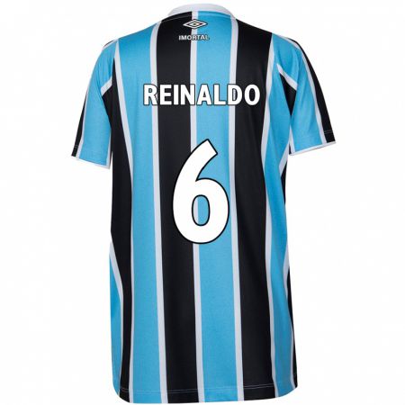 Kandiny Bambino Maglia Reinaldo #6 Blu Nero Bianco Kit Gara Home 2024/25 Maglietta