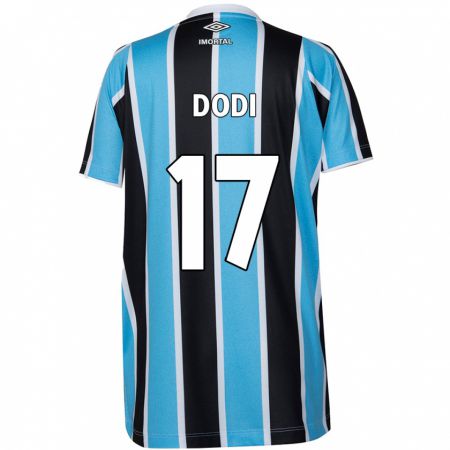 Kandiny Bambino Maglia Dodi #17 Blu Nero Bianco Kit Gara Home 2024/25 Maglietta