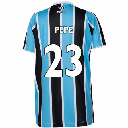 Kandiny Bambino Maglia Pepê #23 Blu Nero Bianco Kit Gara Home 2024/25 Maglietta