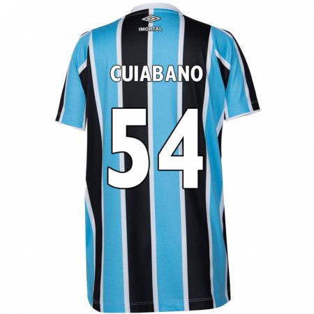 Kandiny Bambino Maglia Cuiabano #54 Blu Nero Bianco Kit Gara Home 2024/25 Maglietta