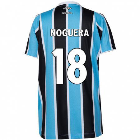 Kandiny Bambino Maglia Freddy Noguera #18 Blu Nero Bianco Kit Gara Home 2024/25 Maglietta