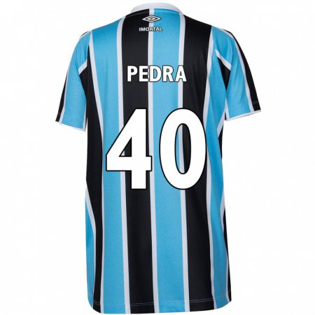 Kandiny Bambino Maglia Duda Pedra #40 Blu Nero Bianco Kit Gara Home 2024/25 Maglietta