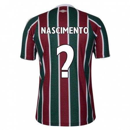 Kandiny Bambino Maglia Hiago Nascimento #0 Verde Marrone Bianco Kit Gara Home 2024/25 Maglietta