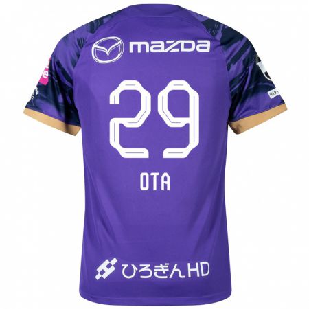 Kandiny Bambino Maglia Hiroto Ota #29 Viola Bianco Kit Gara Home 2024/25 Maglietta