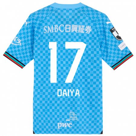 Kandiny Bambino Maglia Daiya Tono #17 Azzurro Blu Kit Gara Home 2024/25 Maglietta