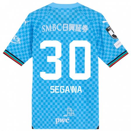 Kandiny Bambino Maglia Yusuke Segawa #30 Azzurro Blu Kit Gara Home 2024/25 Maglietta