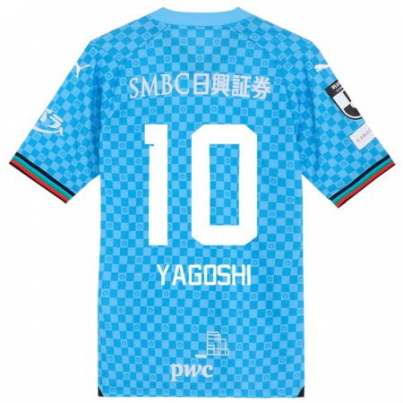 Kandiny Kinderen Mikito Yagoshi #10 Azuur Blauw Thuisshirt Thuistenue 2024/25 T-Shirt