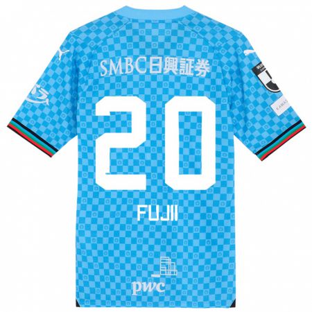 Kandiny Bambino Maglia Rensuke Fujii #20 Azzurro Blu Kit Gara Home 2024/25 Maglietta