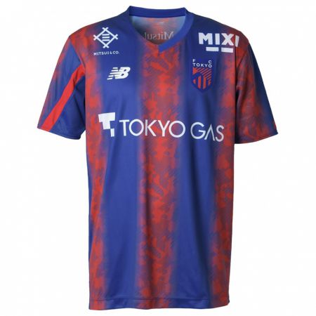 Kandiny Kinderen Koshi Nagaura #2 Blauw Rood Thuisshirt Thuistenue 2024/25 T-Shirt België