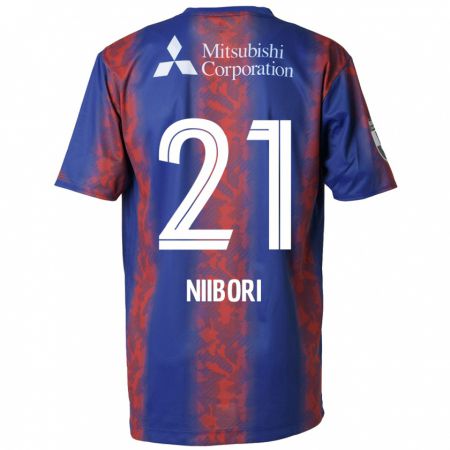 Kandiny Kinderen Keita Niibori #21 Blauw Rood Thuisshirt Thuistenue 2024/25 T-Shirt