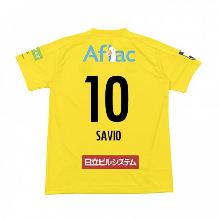 Kandiny Kinderen Matheus Savio #10 Geel Zwart Thuisshirt Thuistenue 2024/25 T-Shirt België