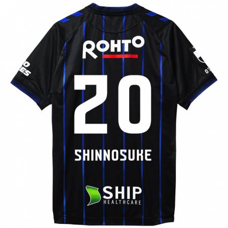 Kandiny Kinderen Shinnosuke Nakatani #20 Zwart Blauw Thuisshirt Thuistenue 2024/25 T-Shirt