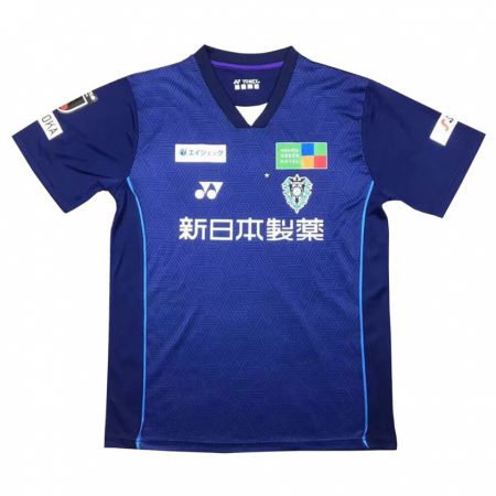 Kandiny Kinderen Takumi Nagaishi #1 Donkerblauw Thuisshirt Thuistenue 2024/25 T-Shirt