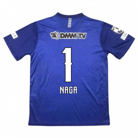 Kandiny Niño Camiseta Takumi Nagaishi #1 Azul Oscuro 1ª Equipación 2024/25 La Camisa