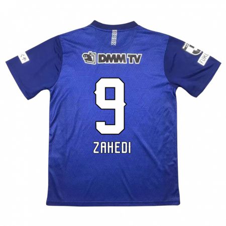 Kandiny Bambino Maglia Shahab Zahedi #9 Blu Scuro Kit Gara Home 2024/25 Maglietta