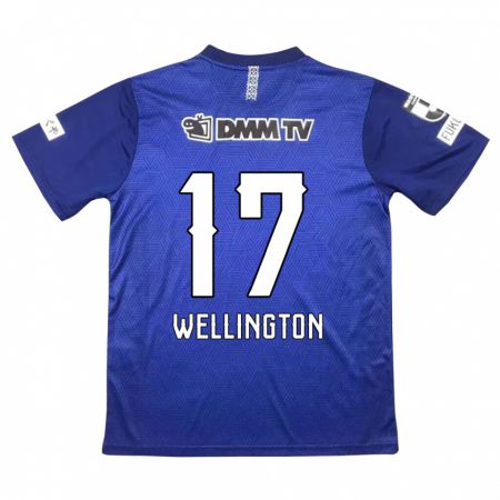 Kandiny Kinderen Wellington #17 Donkerblauw Thuisshirt Thuistenue 2024/25 T-Shirt België