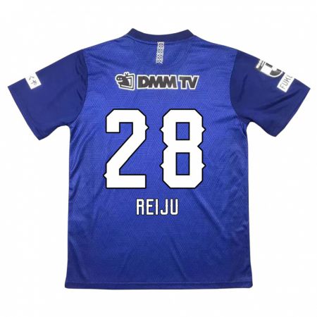 Kandiny Bambino Maglia Reiju Tsuruno #28 Blu Scuro Kit Gara Home 2024/25 Maglietta