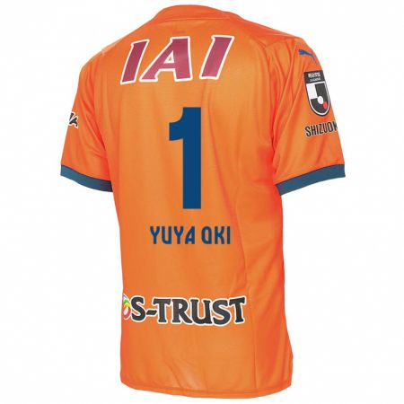 Kandiny Kinderen Yuya Oki #1 Oranje Blauw Thuisshirt Thuistenue 2024/25 T-Shirt