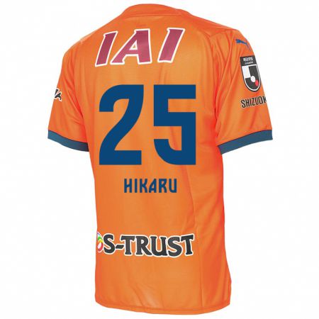 Kandiny Bambino Maglia Hikaru Naruoka #25 Arancione Blu Kit Gara Home 2024/25 Maglietta