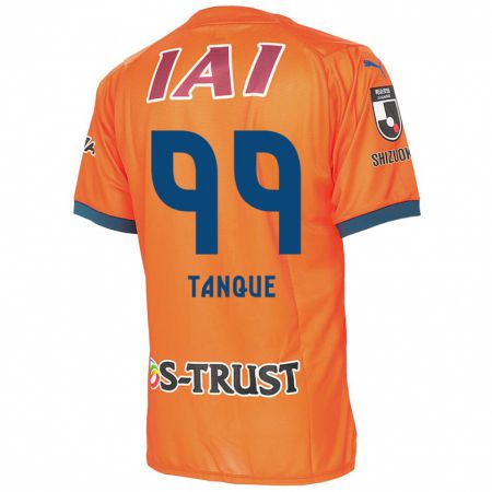 Kandiny Kinderen Douglas Tanque #99 Oranje Blauw Thuisshirt Thuistenue 2024/25 T-Shirt België