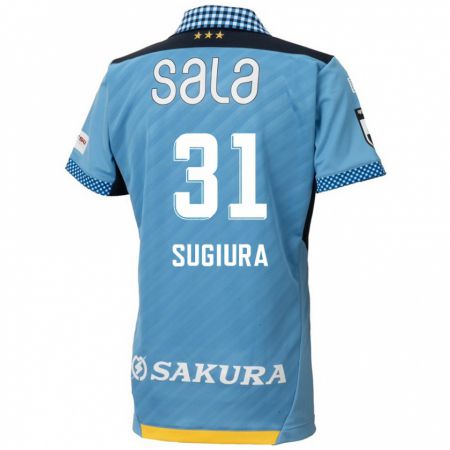 Kandiny Kinderen Rinnosuke Sugiura #31 Blauw Zwart Thuisshirt Thuistenue 2024/25 T-Shirt