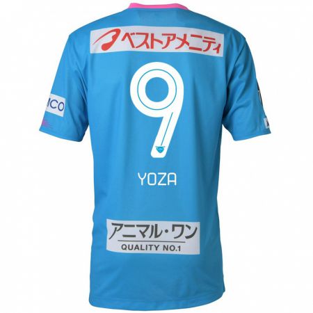 Kandiny Kinderen Tomomichi Yoza #9 Blauw Roze Thuisshirt Thuistenue 2024/25 T-Shirt België