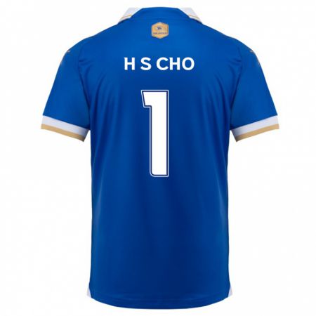 Kandiny Kinderen Sung-Hoon Cho #1 Blauw Wit Thuisshirt Thuistenue 2024/25 T-Shirt