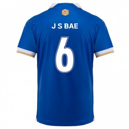 Kandiny Kinderen Seo-Joon Bae #6 Blauw Wit Thuisshirt Thuistenue 2024/25 T-Shirt België