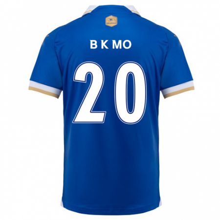 Kandiny Niño Camiseta Kyung-Bin Mo #20 Azul Blanco 1ª Equipación 2024/25 La Camisa