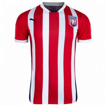 Kandiny Bambino Maglia Benjamín Sánchez #56 Rosso Bianco Kit Gara Home 2024/25 Maglietta