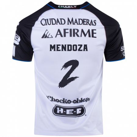 Kandiny Niño Camiseta Omar Mendoza #2 Azul Negro 1ª Equipación 2024/25 La Camisa