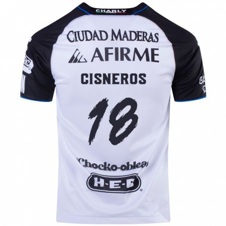 Kandiny Niño Camiseta Ronaldo Cisneros #18 Azul Negro 1ª Equipación 2024/25 La Camisa