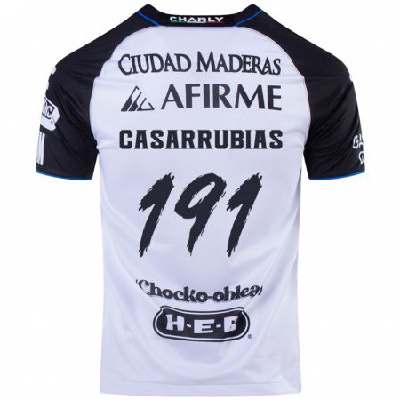 Kandiny Niño Camiseta Aaron Casarrubias #191 Azul Negro 1ª Equipación 2024/25 La Camisa