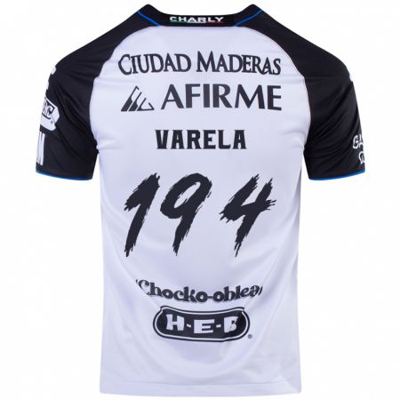 Kandiny Niño Camiseta José Varela #194 Azul Negro 1ª Equipación 2024/25 La Camisa