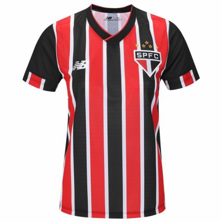 Kandiny Bambino Maglia Luan #8 Nero Rosso Bianco Kit Gara Away 2024/25 Maglietta