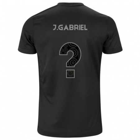 Kandiny Bambino Maglia João Gabriel #6 Nero Kit Gara Away 2024/25 Maglietta