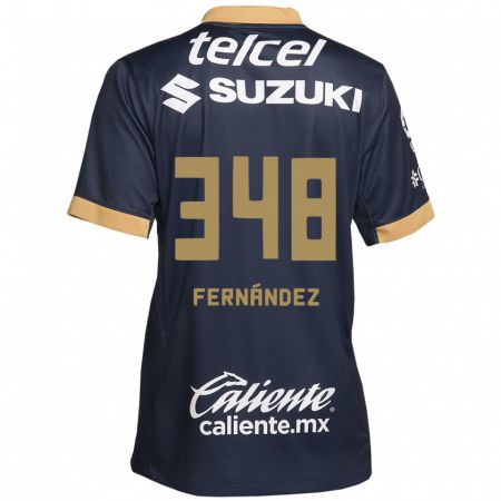 Kandiny Kinder Yerik Fernández #348 Obsidian Gold Weiß Auswärtstrikot Trikot 2024/25 T-Shirt Österreich