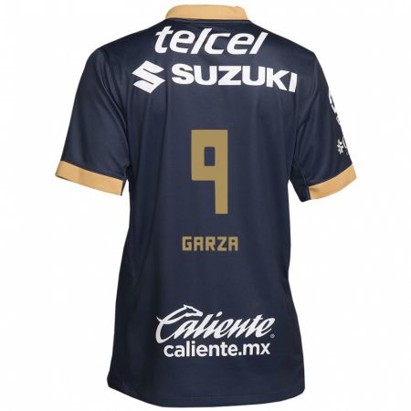 Kandiny Kinder Dinora Garza #9 Obsidian Gold Weiß Auswärtstrikot Trikot 2024/25 T-Shirt Österreich