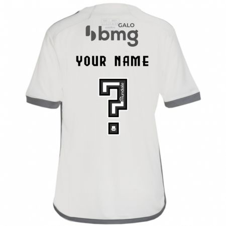 Kandiny Bambino Maglia Il Tuo Nome #0 Bianco Kit Gara Away 2024/25 Maglietta