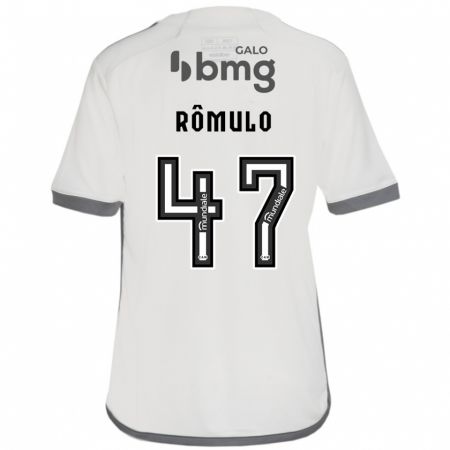 Kandiny Niño Camiseta Rômulo #47 Blanquecino 2ª Equipación 2024/25 La Camisa